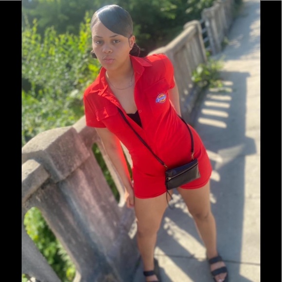 women dickies romper one piece jumpsuit - Picture 1 of 2